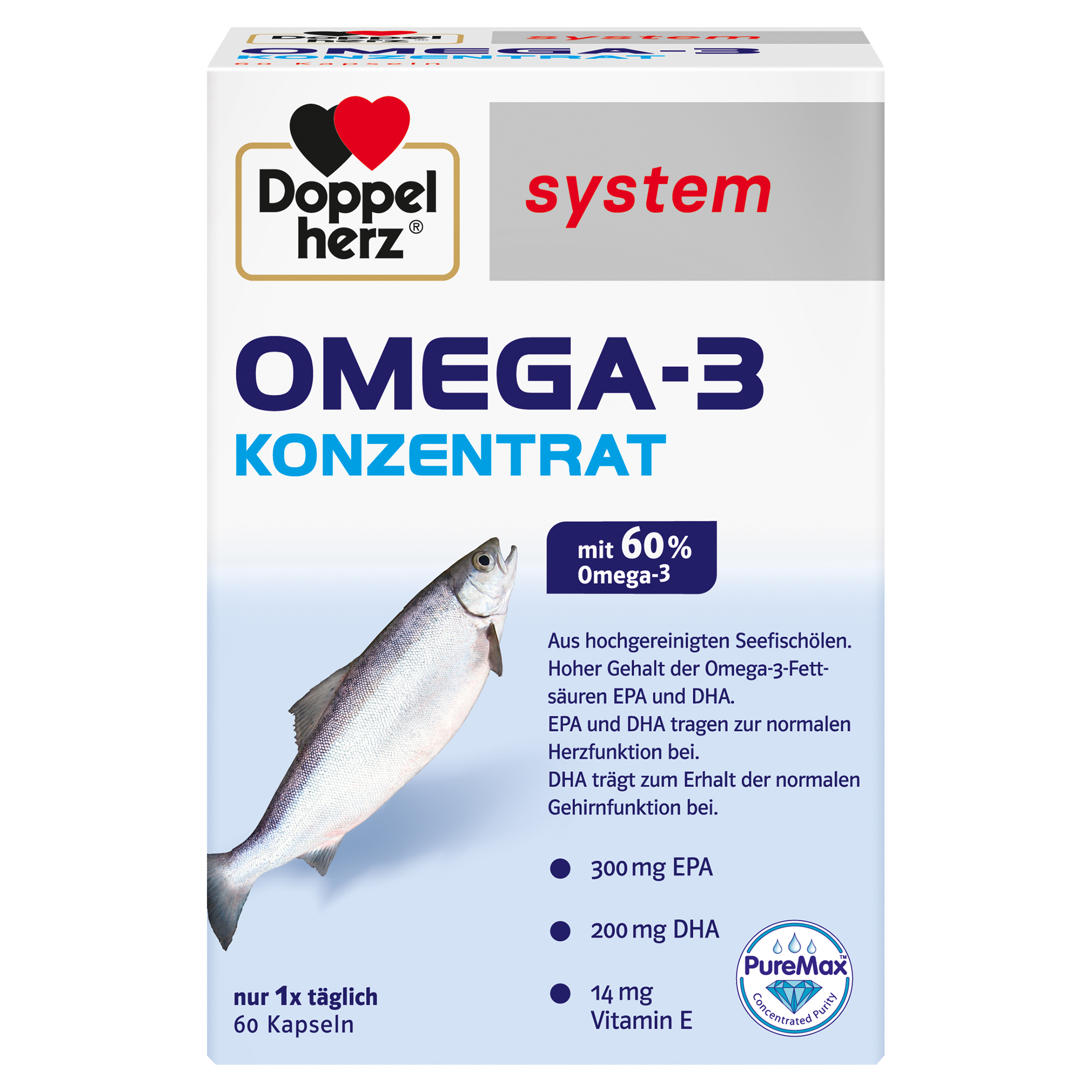 Abbildung für DOPPELHERZ Omega-3 Konzentrat system Kapseln