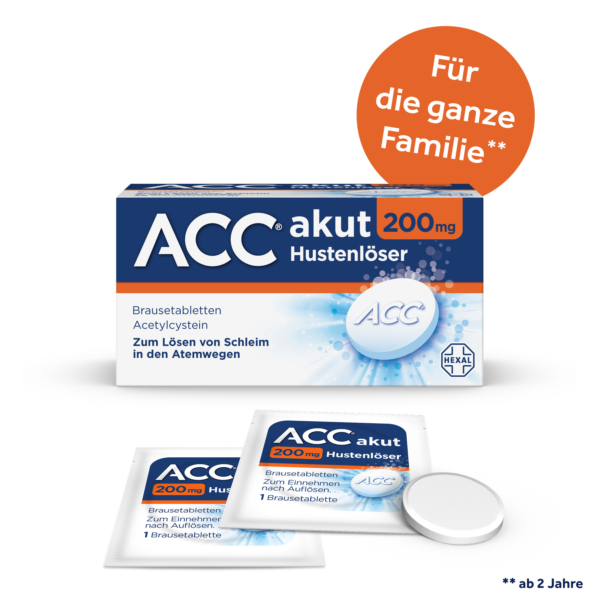Abbildung für ACC akut 200 Brausetabletten