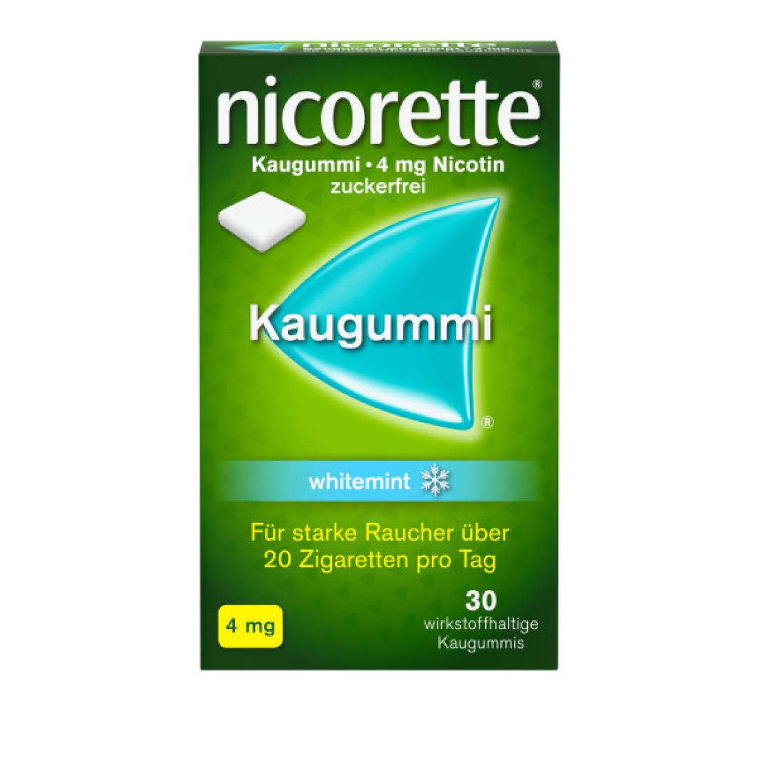 Abbildung für NICORETTE Kaugummi 4 mg whitemint