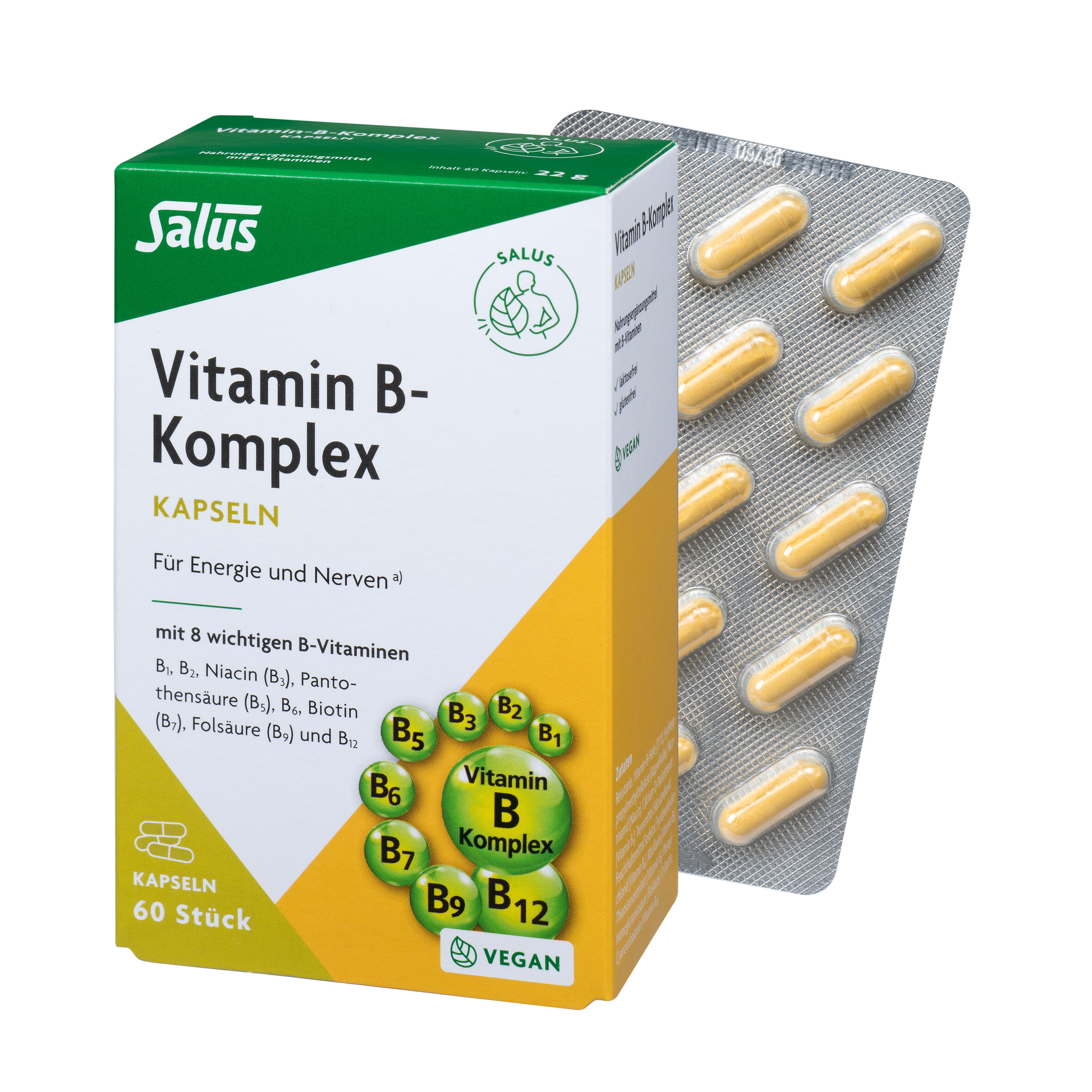 Abbildung für VITAMIN B KOMPLEX vegetabile Kapseln Salus