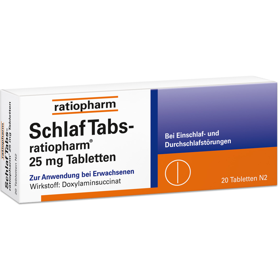 Abbildung für SCHLAF TABS-ratiopharm 25 mg Tabletten