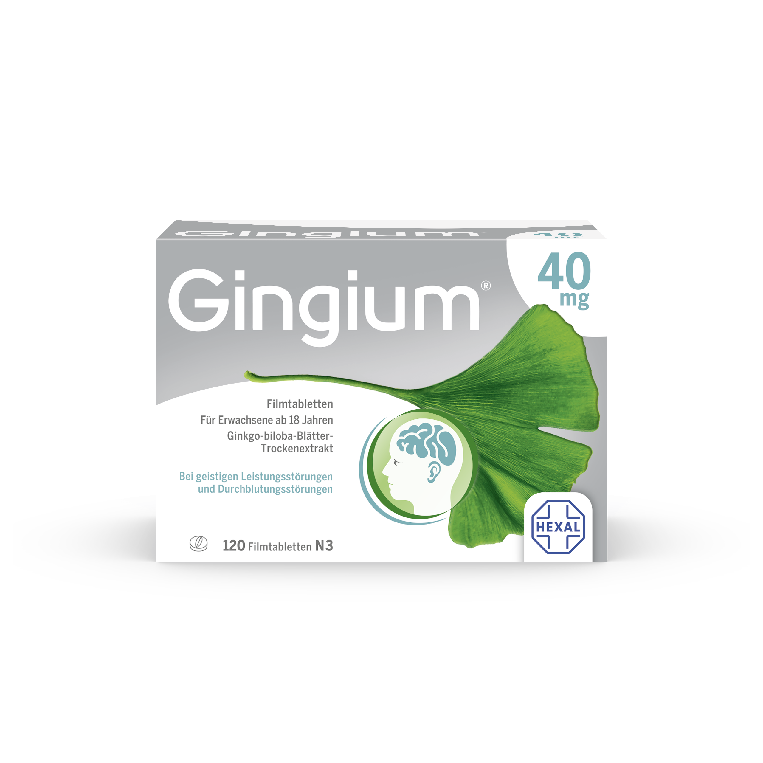 Abbildung für GINGIUM 40 mg Filmtabletten
