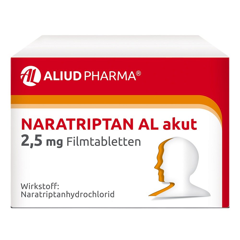 Abbildung für Naratriptan AL akut 2,5 mg Filmtabletten bei Migräne