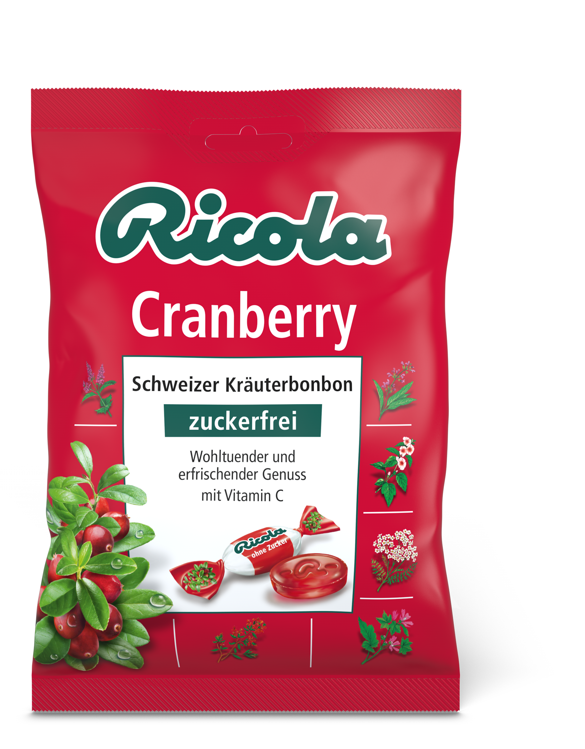 Abbildung für RICOLA o.Z.Beutel Cranberry Bonbons