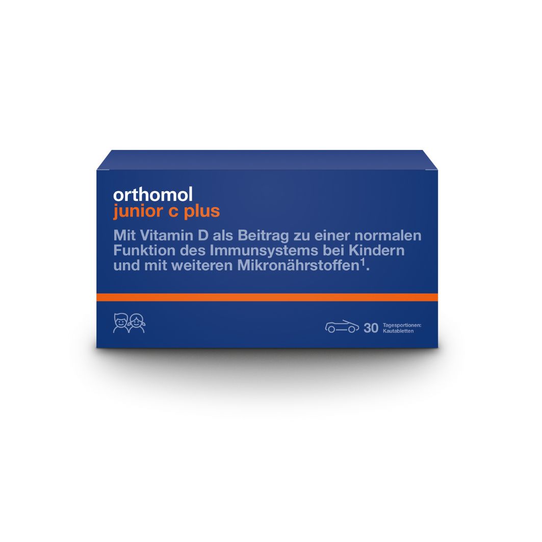 Abbildung für ORTHOMOL Junior C plus Kautabl.Mandarine/Orange