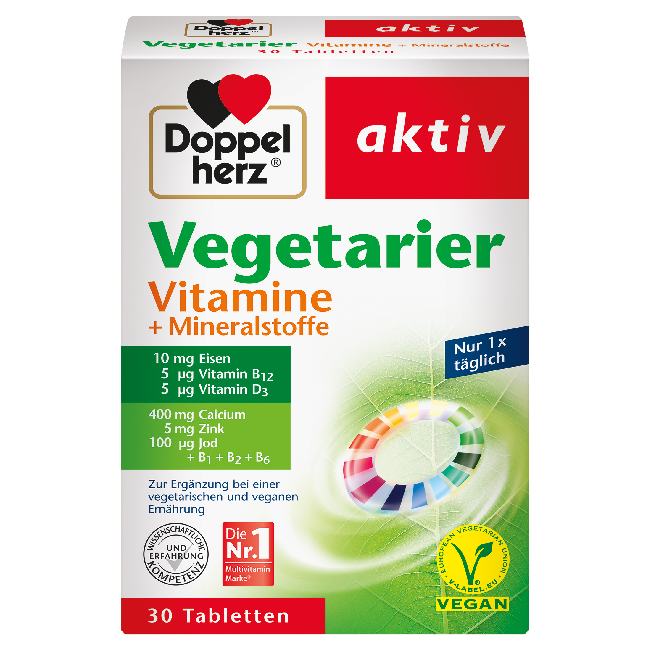 Abbildung für DOPPELHERZ Vegetarier Vitamine+Mineralstoffe aktiv