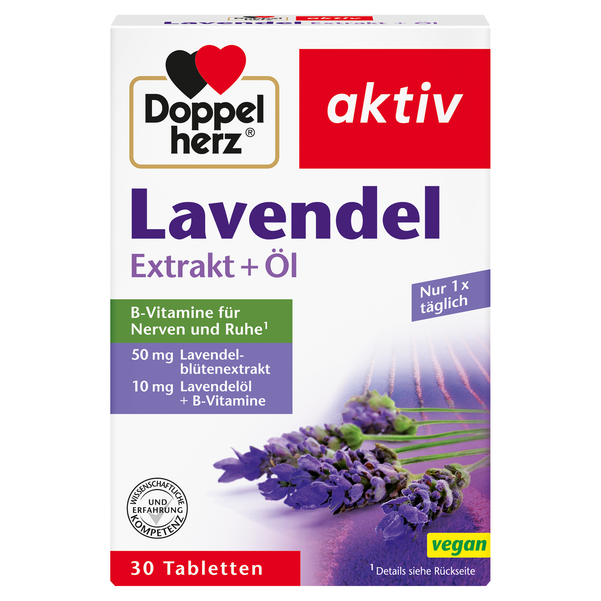 Abbildung für DOPPELHERZ Lavendel Extrakt+Öl Tabletten