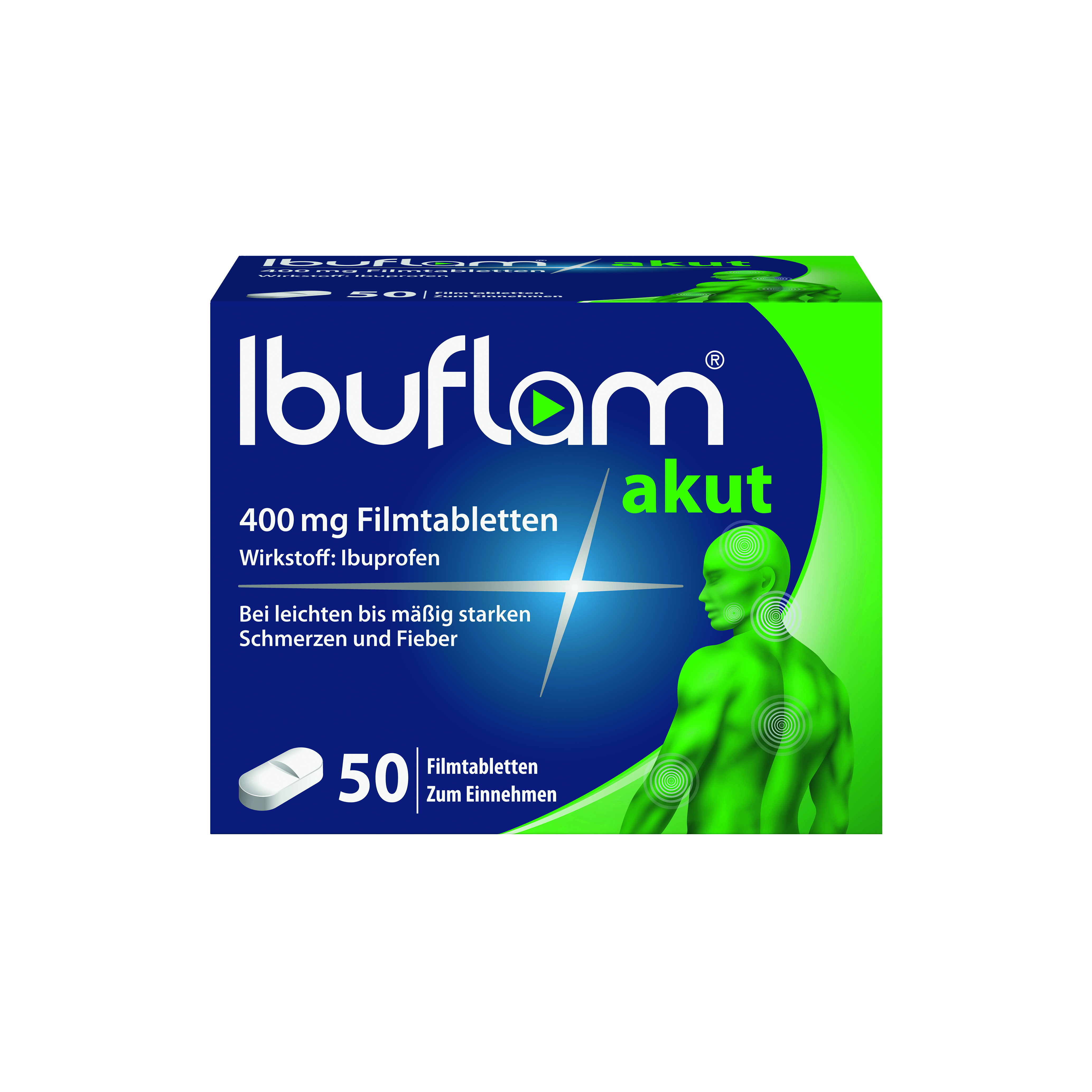 Abbildung für IBUFLAM akut 400 mg Filmtabletten