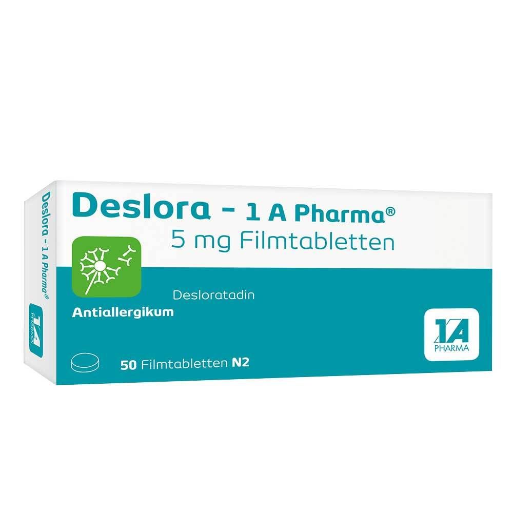 Abbildung für DESLORA-1A Pharma 5 mg Filmtabletten