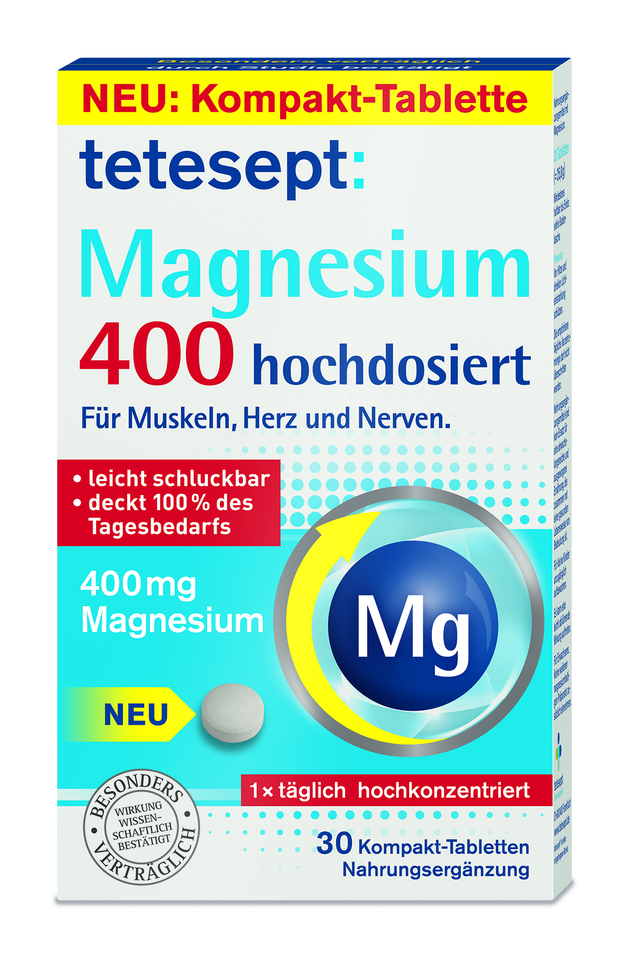 Abbildung für TETESEPT Magnesium 400 hochdosiert Tabletten