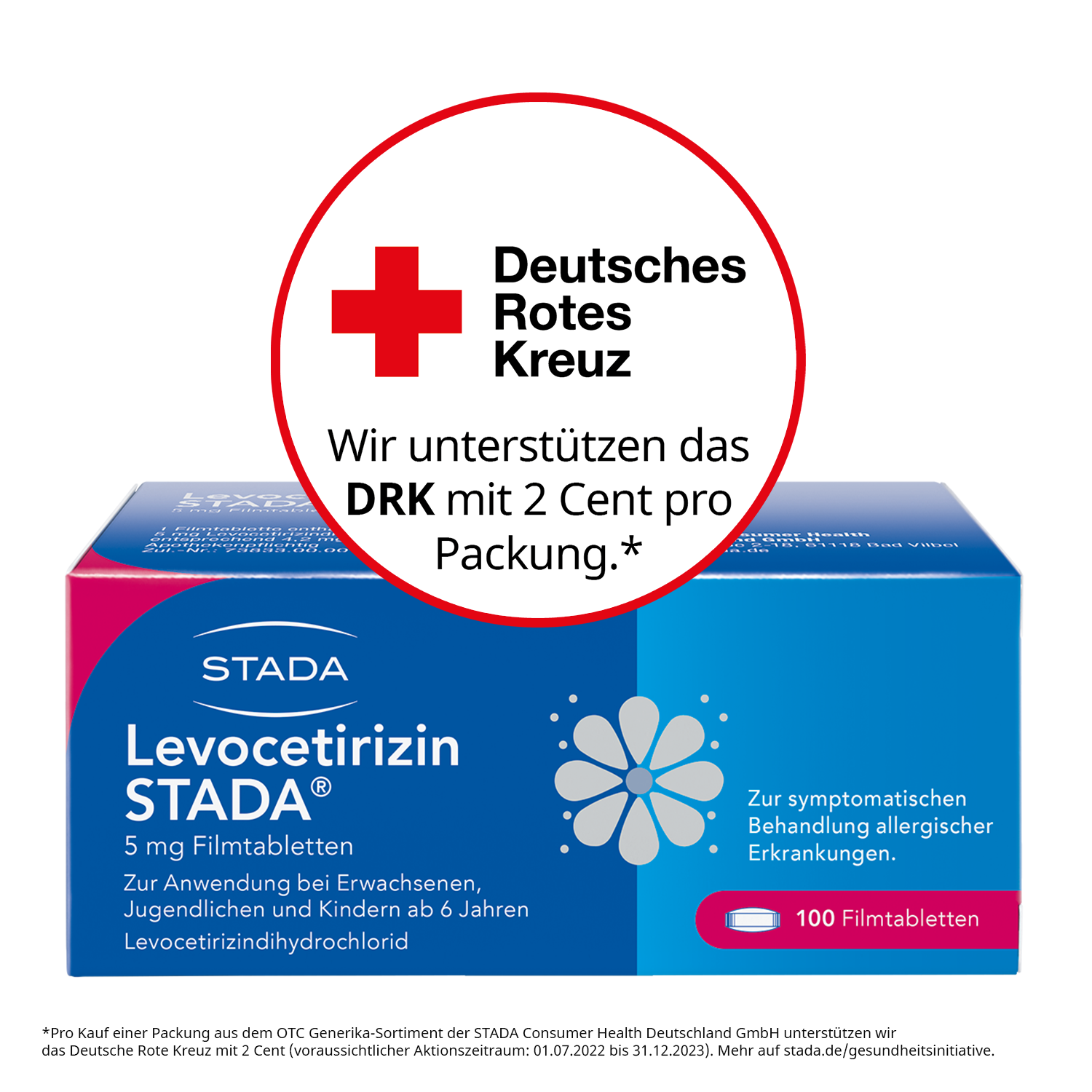 Abbildung für LEVOCETIRIZIN STADA 5 mg Filmtabletten