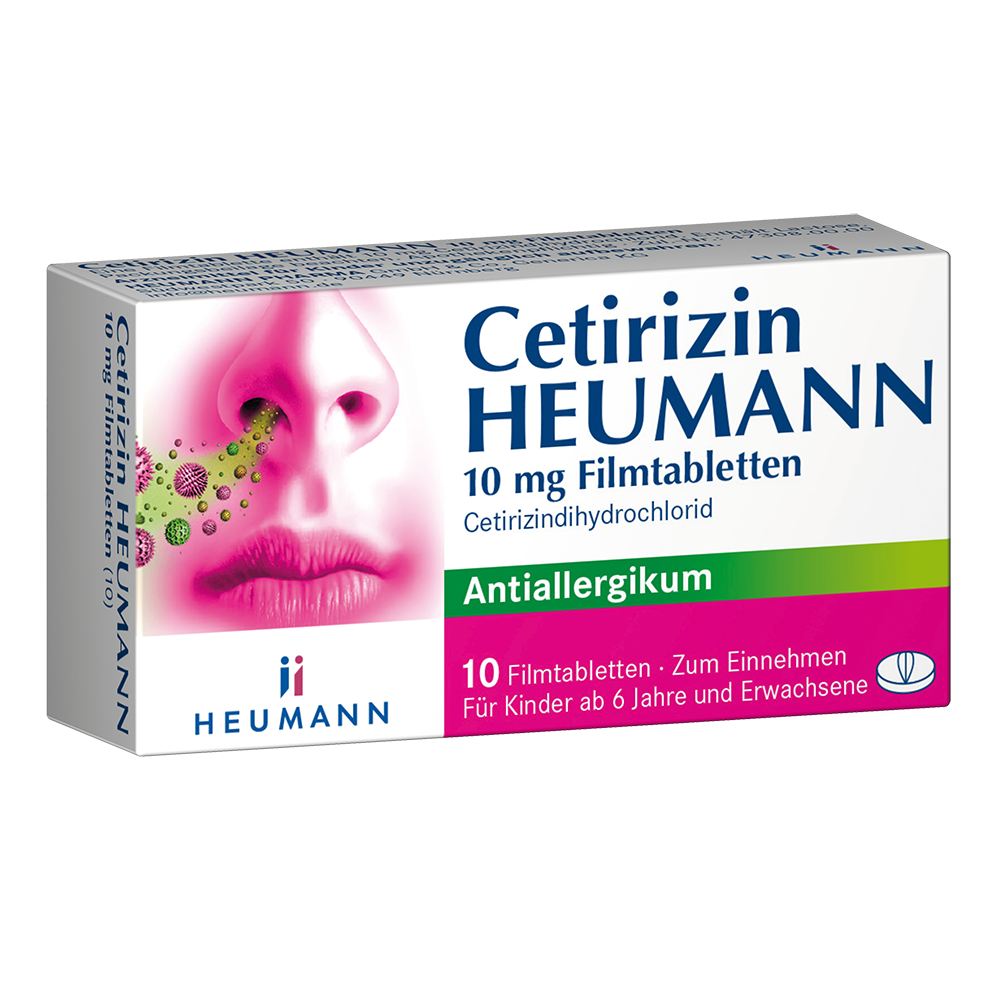Abbildung für CETIRIZIN Heumann 10 mg Filmtabletten
