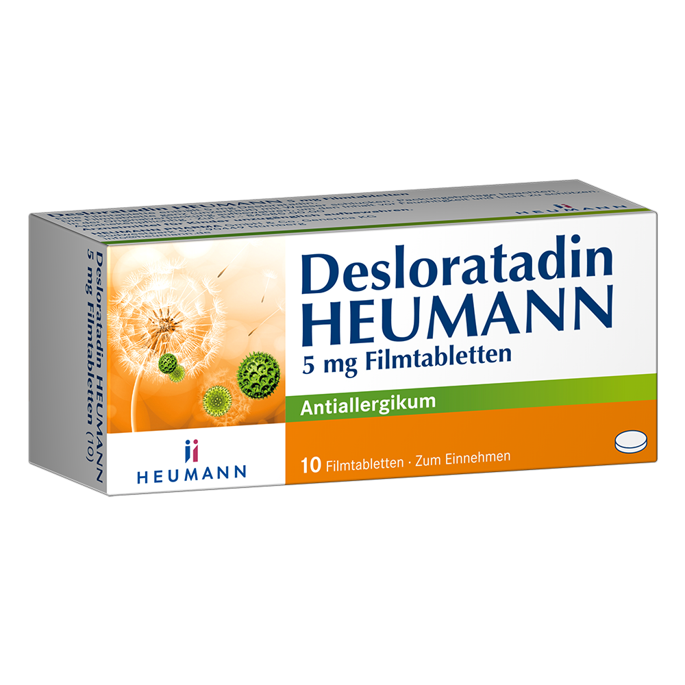 Abbildung für DESLORATADIN Heumann 5 mg Filmtabletten