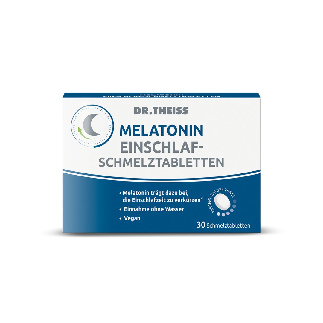 Abbildung für DR.THEISS Melatonin Einschlaf-Schmelztabletten