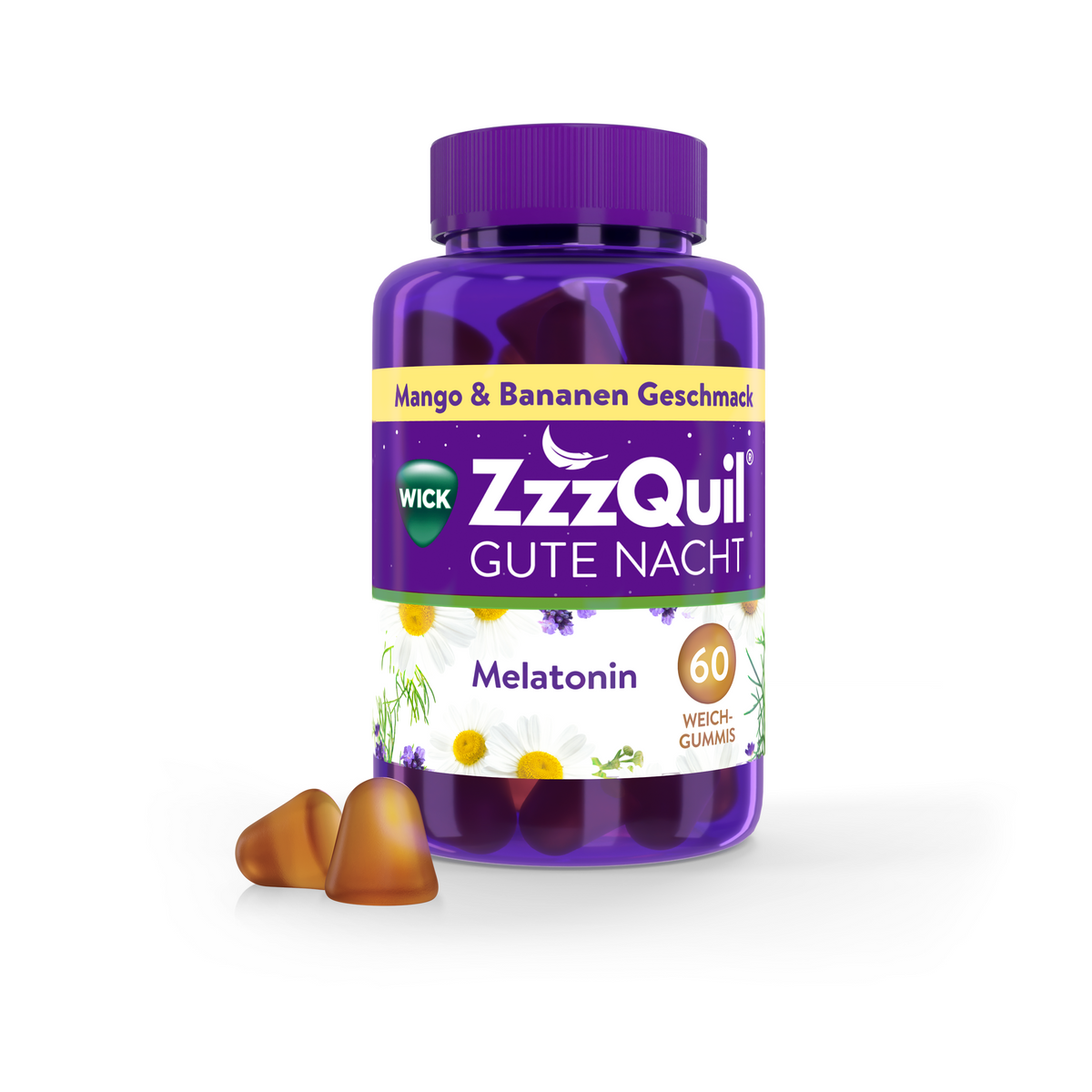 Abbildung für WICK ZzzQuil Gute Nacht Mango & Banane