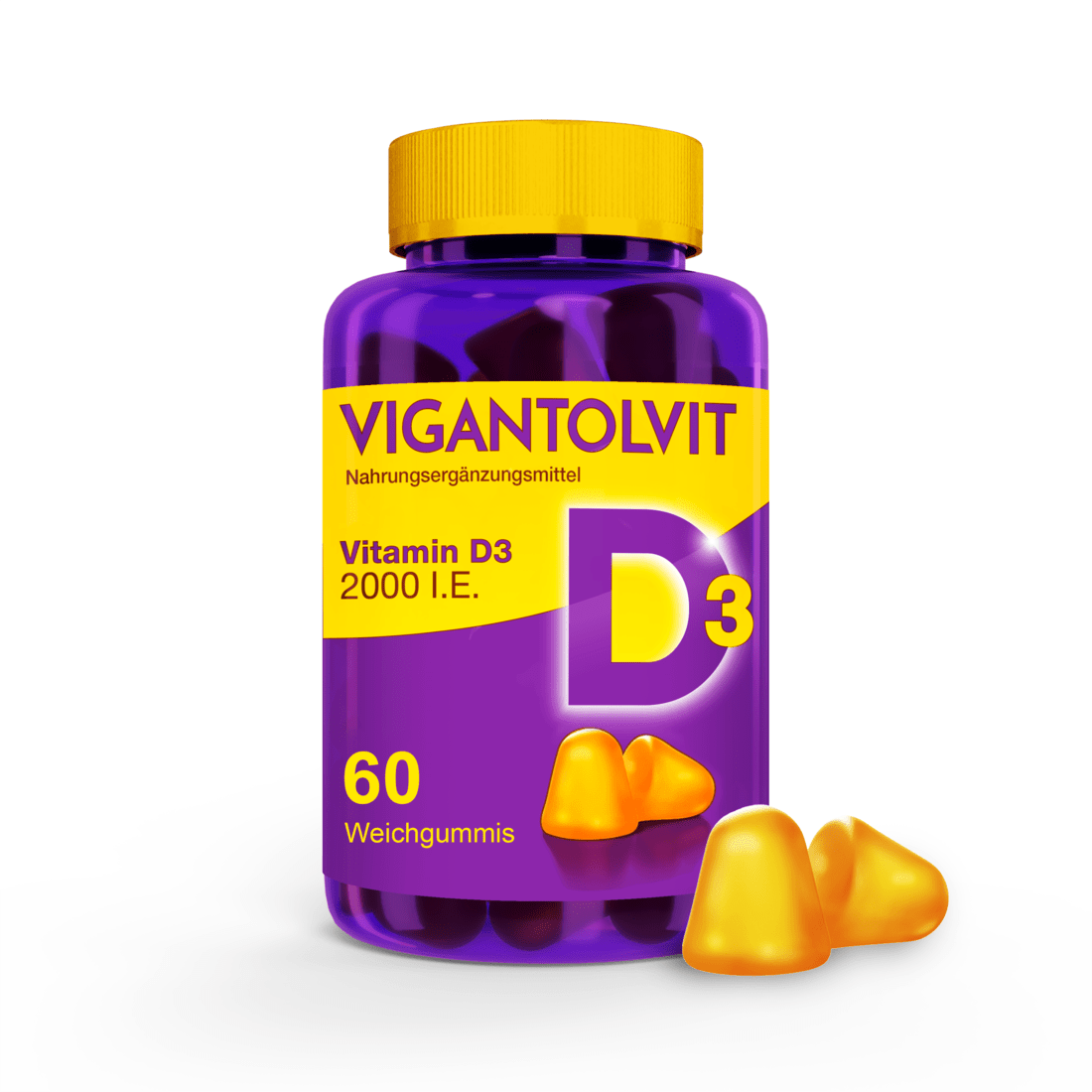 Abbildung für VIGANTOLVIT 2000 I.E. Vitamin D3 Weichgummis