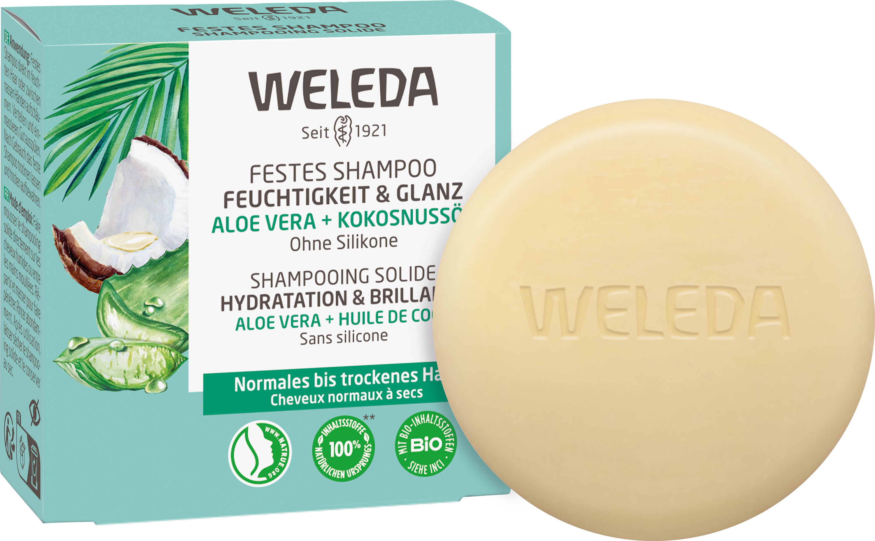 Abbildung für Weleda Festes Shampoo Feuchtigkeit & Glanz