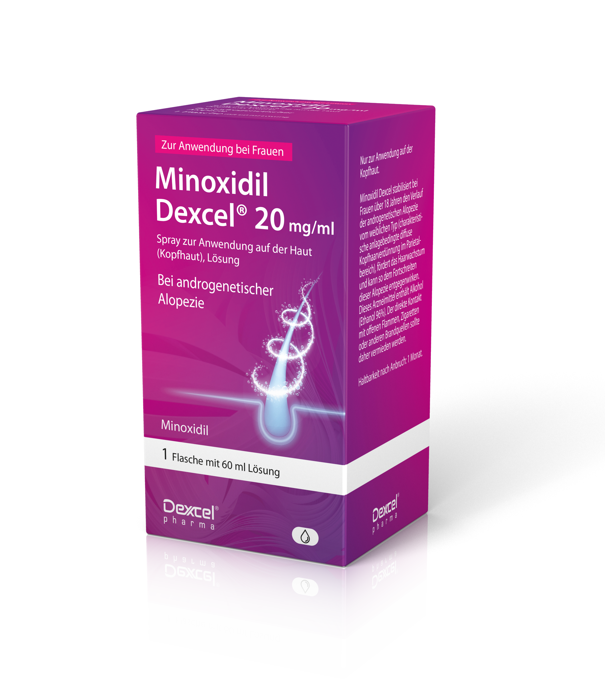 Abbildung für MINOXIDIL Dexcel 20 mg/ml Spray z.Anw.a.d.Kopfhaut