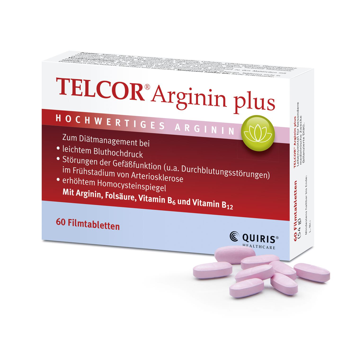 Abbildung für TELCOR Arginin plus Filmtabletten